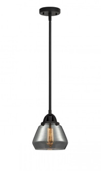 Fulton - 1 Light - 7 inch - Matte Black - Stem hung - Mini Pendant (3442|288-1S-BK-G173-LED)
