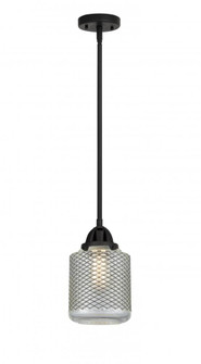 Stanton - 1 Light - 6 inch - Matte Black - Stem hung - Mini Pendant (3442|288-1S-BK-G262-LED)