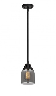 Bell - 1 Light - 5 inch - Matte Black - Stem hung - Mini Pendant (3442|288-1S-BK-G53-LED)