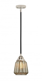 Chatham - 1 Light - 7 inch - Black Polished Nickel - Stem hung - Mini Pendant (3442|288-1S-BPN-G146-LED)