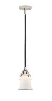 Canton - 1 Light - 5 inch - Black Polished Nickel - Stem hung - Mini Pendant (3442|288-1S-BPN-G181S-LED)