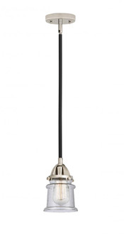 Canton - 1 Light - 5 inch - Black Polished Nickel - Stem hung - Mini Pendant (3442|288-1S-BPN-G184S-LED)