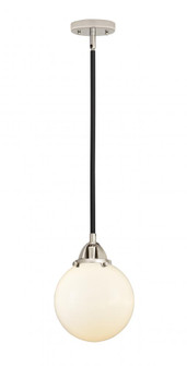 Beacon - 1 Light - 8 inch - Black Polished Nickel - Stem hung - Mini Pendant (3442|288-1S-BPN-G201-8)