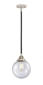 Beacon - 1 Light - 8 inch - Black Polished Nickel - Stem hung - Mini Pendant (3442|288-1S-BPN-G204-8)