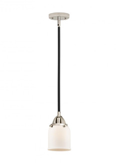 Bell - 1 Light - 5 inch - Black Polished Nickel - Stem hung - Mini Pendant (3442|288-1S-BPN-G51-LED)
