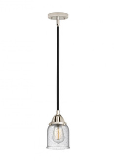Bell - 1 Light - 5 inch - Black Polished Nickel - Stem hung - Mini Pendant (3442|288-1S-BPN-G54-LED)