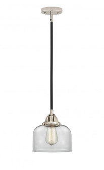 Bell - 1 Light - 8 inch - Black Polished Nickel - Stem hung - Mini Pendant (3442|288-1S-BPN-G72)
