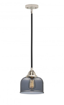 Bell - 1 Light - 8 inch - Black Polished Nickel - Stem hung - Mini Pendant (3442|288-1S-BPN-G73)