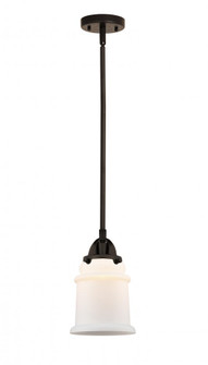 Canton - 1 Light - 6 inch - Oil Rubbed Bronze - Stem hung - Mini Pendant (3442|288-1S-OB-G181)