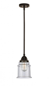 Canton - 1 Light - 6 inch - Oil Rubbed Bronze - Stem hung - Mini Pendant (3442|288-1S-OB-G184-LED)