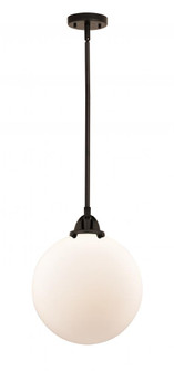 Beacon - 1 Light - 12 inch - Oil Rubbed Bronze - Stem hung - Mini Pendant (3442|288-1S-OB-G201-12)