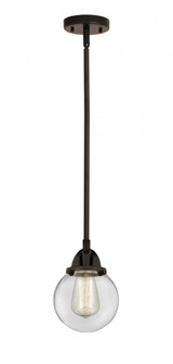 Beacon - 1 Light - 6 inch - Oil Rubbed Bronze - Stem hung - Mini Pendant (3442|288-1S-OB-G202-6)