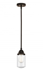 Dover - 1 Light - 5 inch - Oil Rubbed Bronze - Stem hung - Mini Pendant (3442|288-1S-OB-G314-LED)