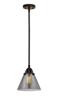 Cone - 1 Light - 8 inch - Oil Rubbed Bronze - Stem hung - Mini Pendant (3442|288-1S-OB-G43)