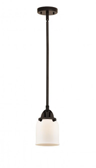 Bell - 1 Light - 5 inch - Oil Rubbed Bronze - Stem hung - Mini Pendant (3442|288-1S-OB-G51)