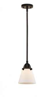 Cone - 1 Light - 6 inch - Oil Rubbed Bronze - Stem hung - Mini Pendant (3442|288-1S-OB-G61-LED)