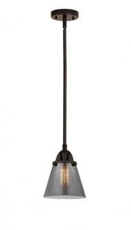 Cone - 1 Light - 6 inch - Oil Rubbed Bronze - Stem hung - Mini Pendant (3442|288-1S-OB-G63-LED)