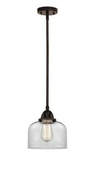 Bell - 1 Light - 8 inch - Oil Rubbed Bronze - Stem hung - Mini Pendant (3442|288-1S-OB-G72)