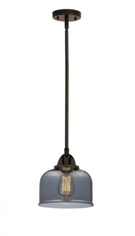 Bell - 1 Light - 8 inch - Oil Rubbed Bronze - Stem hung - Mini Pendant (3442|288-1S-OB-G73-LED)
