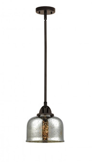 Bell - 1 Light - 8 inch - Oil Rubbed Bronze - Stem hung - Mini Pendant (3442|288-1S-OB-G78)