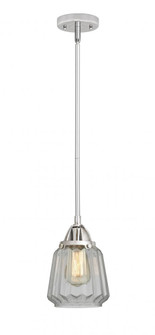 Chatham - 1 Light - 7 inch - Polished Chrome - Stem hung - Mini Pendant (3442|288-1S-PC-G142-LED)