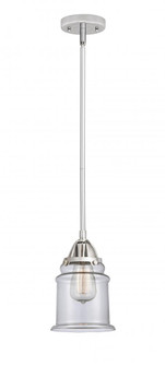 Canton - 1 Light - 6 inch - Polished Chrome - Stem hung - Mini Pendant (3442|288-1S-PC-G182-LED)