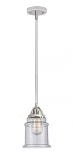 Canton - 1 Light - 6 inch - Polished Chrome - Stem hung - Mini Pendant (3442|288-1S-PC-G184-LED)
