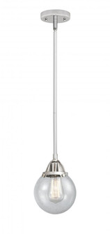 Beacon - 1 Light - 6 inch - Polished Chrome - Stem hung - Mini Pendant (3442|288-1S-PC-G204-6-LED)