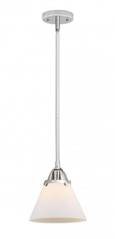 Cone - 1 Light - 8 inch - Polished Chrome - Stem hung - Mini Pendant (3442|288-1S-PC-G41)