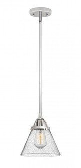 Cone - 1 Light - 8 inch - Polished Chrome - Stem hung - Mini Pendant (3442|288-1S-PC-G44)