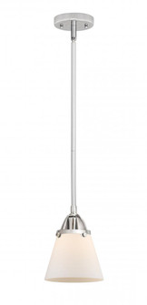 Cone - 1 Light - 6 inch - Polished Chrome - Stem hung - Mini Pendant (3442|288-1S-PC-G61)