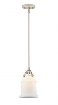 Canton - 1 Light - 6 inch - Polished Nickel - Stem hung - Mini Pendant (3442|288-1S-PN-G181-LED)