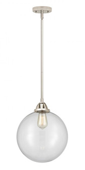 Beacon - 1 Light - 12 inch - Polished Nickel - Stem hung - Mini Pendant (3442|288-1S-PN-G202-12-LED)