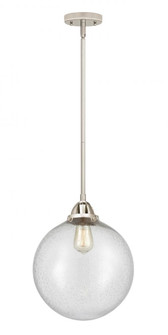 Beacon - 1 Light - 12 inch - Polished Nickel - Stem hung - Mini Pendant (3442|288-1S-PN-G204-12-LED)