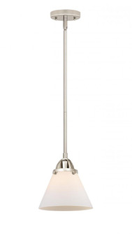 Cone - 1 Light - 8 inch - Polished Nickel - Stem hung - Mini Pendant (3442|288-1S-PN-G41-LED)