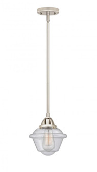 Oxford - 1 Light - 8 inch - Polished Nickel - Stem hung - Mini Pendant (3442|288-1S-PN-G534)