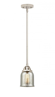Bell - 1 Light - 5 inch - Polished Nickel - Stem hung - Mini Pendant (3442|288-1S-PN-G58-LED)