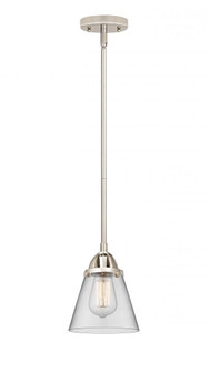 Cone - 1 Light - 6 inch - Polished Nickel - Stem hung - Mini Pendant (3442|288-1S-PN-G62)