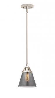 Cone - 1 Light - 6 inch - Polished Nickel - Stem hung - Mini Pendant (3442|288-1S-PN-G63-LED)