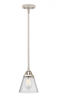 Cone - 1 Light - 6 inch - Polished Nickel - Stem hung - Mini Pendant (3442|288-1S-PN-G64)