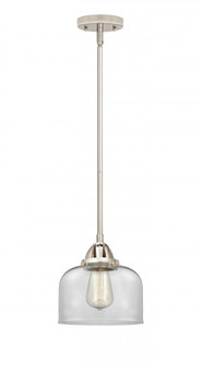Bell - 1 Light - 8 inch - Polished Nickel - Stem hung - Mini Pendant (3442|288-1S-PN-G72-LED)