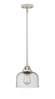 Bell - 1 Light - 8 inch - Polished Nickel - Stem hung - Mini Pendant (3442|288-1S-PN-G74)