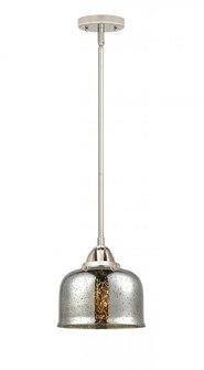 Bell - 1 Light - 8 inch - Polished Nickel - Stem hung - Mini Pendant (3442|288-1S-PN-G78-LED)