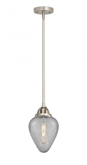 Geneseo - 1 Light - 7 inch - Brushed Satin Nickel - Stem hung - Mini Pendant (3442|288-1S-SN-G165-LED)