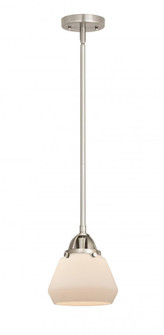Fulton - 1 Light - 7 inch - Brushed Satin Nickel - Stem hung - Mini Pendant (3442|288-1S-SN-G171-LED)