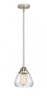 Fulton - 1 Light - 7 inch - Brushed Satin Nickel - Stem hung - Mini Pendant (3442|288-1S-SN-G172)
