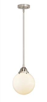 Beacon - 1 Light - 8 inch - Brushed Satin Nickel - Cord hung - Mini Pendant (3442|288-1S-SN-G201-8)