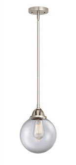 Beacon - 1 Light - 8 inch - Brushed Satin Nickel - Stem hung - Mini Pendant (3442|288-1S-SN-G202-8)