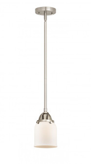 Bell - 1 Light - 5 inch - Brushed Satin Nickel - Stem hung - Mini Pendant (3442|288-1S-SN-G51)