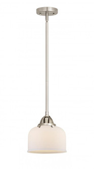 Bell - 1 Light - 8 inch - Brushed Satin Nickel - Stem hung - Mini Pendant (3442|288-1S-SN-G71-LED)